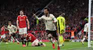 Salah rouba a cena de Cristiano Ronaldo e brilha em Manchester United e Liverpool - GettyImages