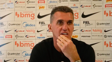 Vagner Mancini, treinador do Corinthians em entrevista coletiva - Transmissão TV Corinthians