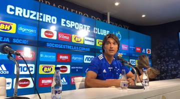 Marcelo Moreno em entrevista coletiva - Transmissão TV Cruzeiro