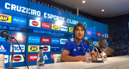 Marcelo Moreno falou depois da partida - Transmissão Cruzeiro