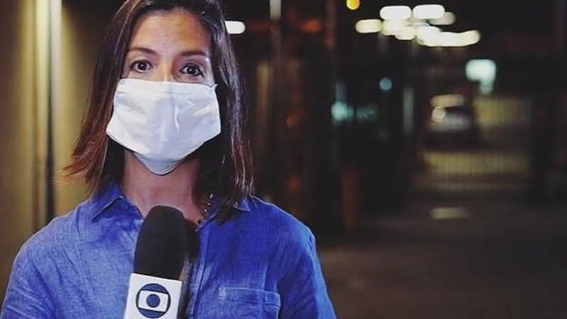 A repórter Marina Araújo foi feita de refém na sede na globo - Instagram
