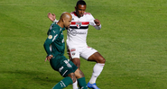 Marquinhos sofreu um estiramento na coxa esquerda no jogo contra o Palmeiras - Getty Images