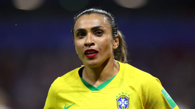 Marta, jogadora da Seleção Brasileira de Futebol Feminino - GettyImages