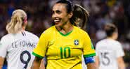 Marta em campo pela Seleção Brasileira Feminina - GettyImages