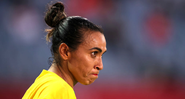 Marta, jogadora do Brasil, após a partida das Olimpíadas - GettyImages