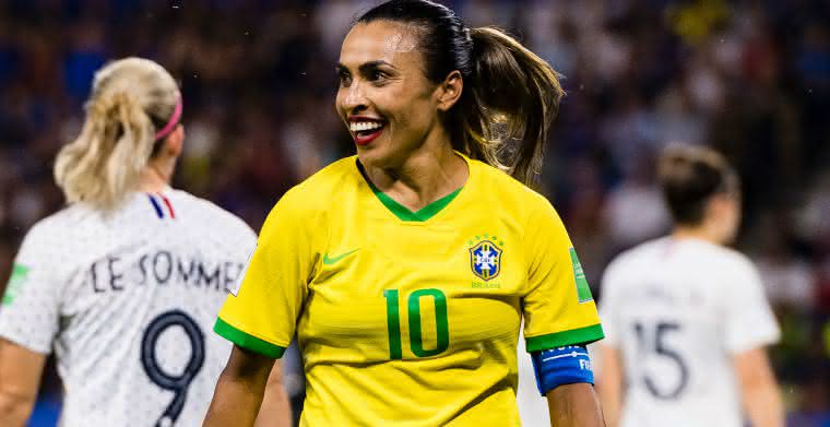 Marta, jogadora de futebol da Seleção Brasileira Feminina - GettyImages