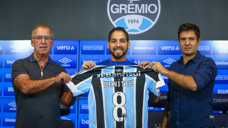 Benítez é apresentado no Grêmio - Flickr - Lucas Uebel/Grêmio FBPA