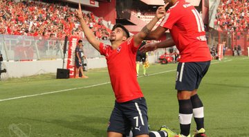 Benítez comemorando gol - Divulgação/Independiente