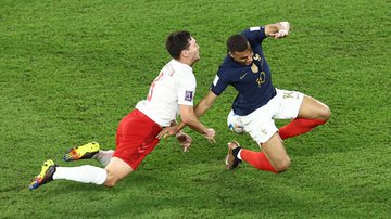 Mbappé 'rouba cena' durante partida entre França x Dinamarca - GettyImages