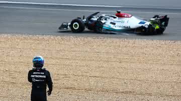 Russell, piloto da Mercedes, desabafou sobre acidente grave em Silverstone - GettyImages