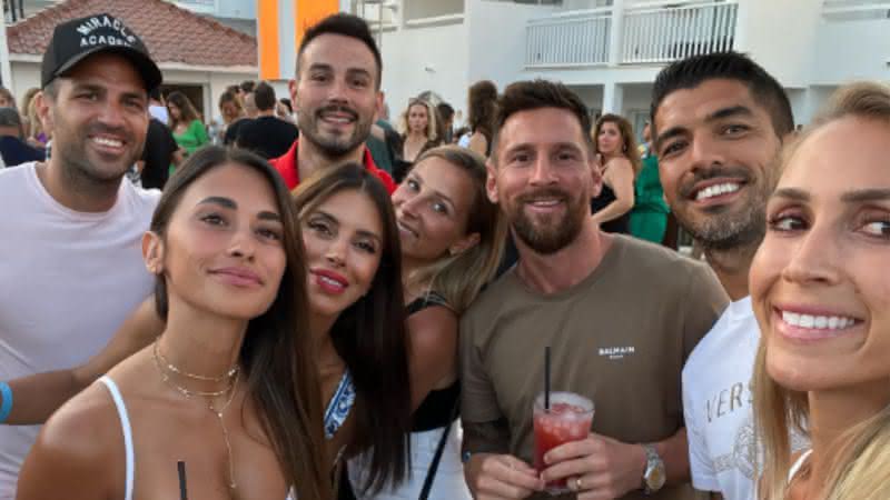 Messi curte férias com esposa e amigos em Ibiza - Reprodução/Instagram