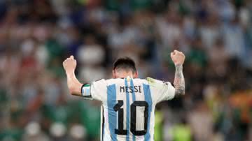 Messi abriu o jogo sobre a vitória da Argentina contra o México na Copa do Mundo - GettyImages