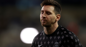 Messi com a camisa do PSG - GettyImages