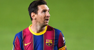 Messi em campo pelo Barcelona - GettyImages
