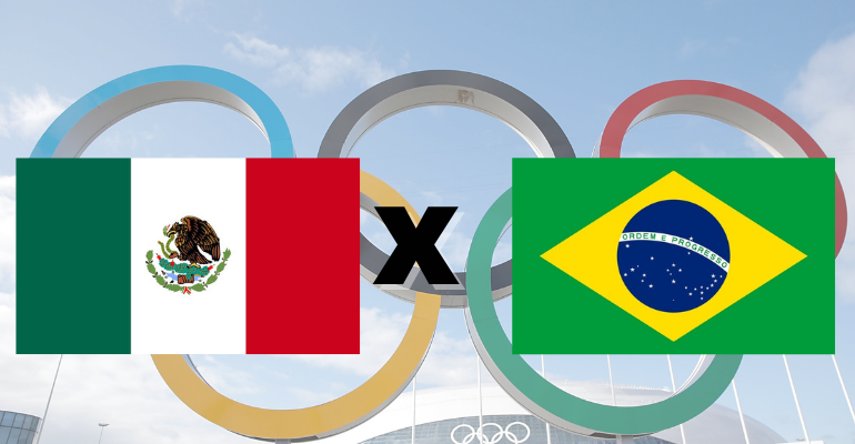 México e Brasil entram em campo pelas Olimpíadas - GettyImages/Divulgação
