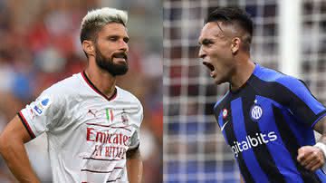 Milan e Inter de Milão se enfrentam pelo Campeonato Italiano neste sábado, 3 - GettyImages