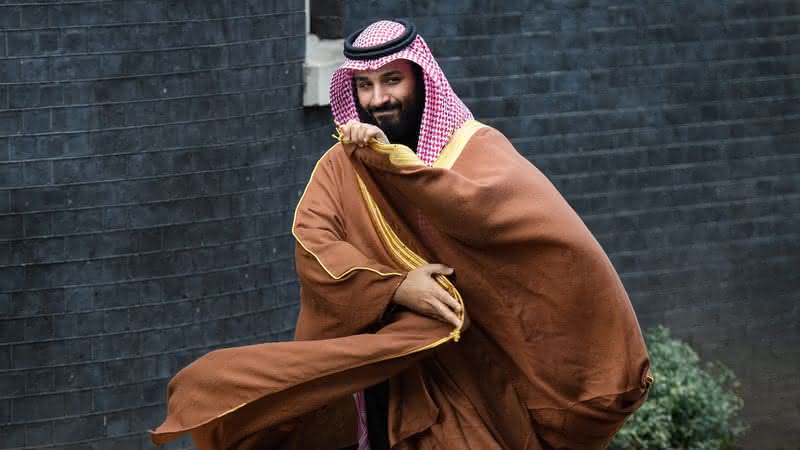 Mohammed bin Salman em Londres, na Inglaterra - Getty Images