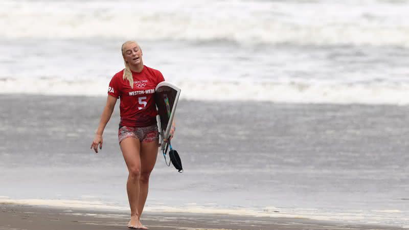 No Mundial de Surfe, Tatiana Weston-Webb representou o Brasil na etapa do México - GettyImages