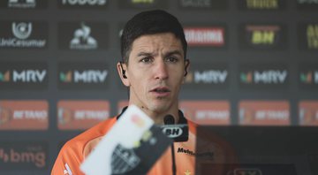 Nacho Fernández comparou Gallardo e Cuca e aproveitou para mandar recado para torcida do Atlético-MG - Pedro Souza/Atlético Mineiro