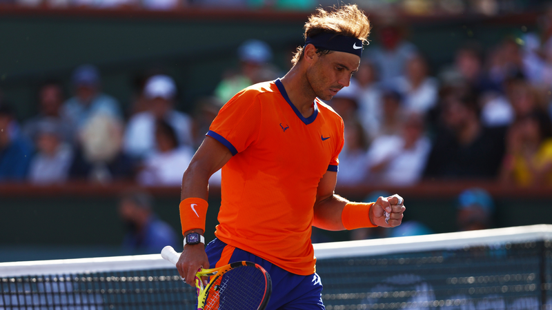 Rafael Nadal, na Indian Wells de 2022 - Getty Images