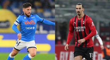 Napoli x Milan coloca frente a frente duas equipes que brigam pela liderança - Getty Images