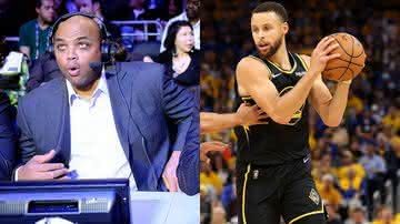 Charles Barkley e Stephen Curry (E/D) - Getty Images