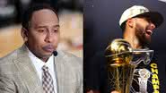 NBA: Stephen A. Smith e Stephen Curry - Getty Images