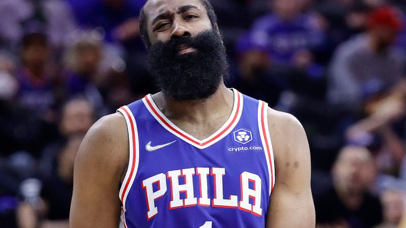 James Harden no Sixers - Getty Images