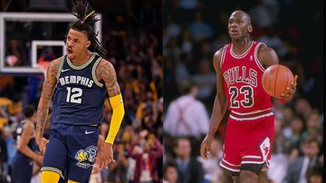 Ja Morant e Michael Jordan na NBA - Getty Images