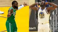 Jaylen Brown e Draymond Green na NBA - Getty Images