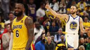 LeBron James e Stephen Curry na NBA - Getty Images