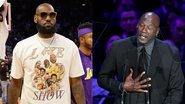 NBA: LeBron James e Michael Jordan (E/D) - Getty Images