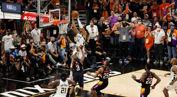 Milwaukee Bucks virou a série para cima do Phoenix Suns nas finais da NBA - GettyImages