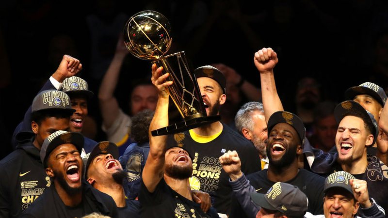 NBA conta com o sétimo título conquistado pelos Warrios na história - GettyImages