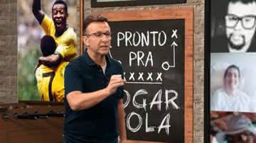 Neto analisou a partida da Libertadores - Transmissão TV Bandeirantes