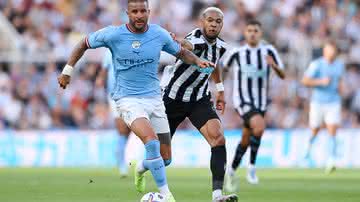 Newcastle e Manchester City em campo pela Premier League 2022/2023 - Getty Images