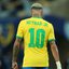 Neymar em ação com a Seleção Brasileira - GettyImages