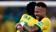 Neymar junto com Vini na Seleção Brasileira - GettyImages