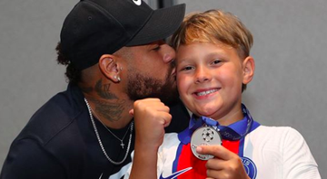 Neymar se derreteu por Davi Lucca, que reagiu a uma mensagem de Rafael Nadal - Reprodução/Sportbuzz