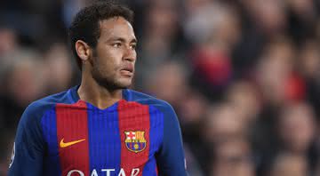 Neymar com a camisa do Barcelona na época em que era jogador do time catalão - GettyImages