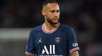Neymar teve atuação abaixo da média em jogo do PSG contra Olympique de Marselha - GettyImages