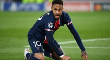Neymar conquistou apenas a Supercopa da França até aqui na temporada 20/21 - Getty Images