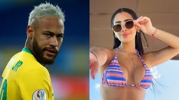 Neymar se encantou pela modelo Victoria Ruiz - GettyImages - Reprodução / Instagram