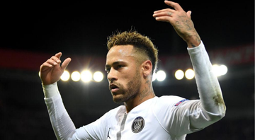 Neymar comemorando o gol pelo PSG - GettyImages
