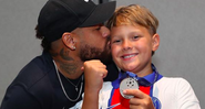 Neymar e seu filho, Davi Lucca - Reprodução/Instagram