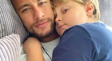 Em dia de decisão, Davi Lucca ‘adota’ visual em homenagem ao pai Neymar Jr - Instagram