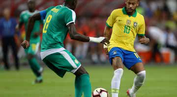 Neymar Jr disputou o amistoso contra Senegal nesta quinta-feira, 10 - GettyImages