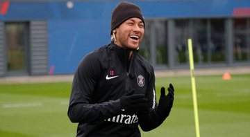 Neymar dá caneta em treino do PSG e brinca com Choupo-Moting - GettyImages