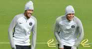Neymar Jr. e Thiago Silva - GettyImages