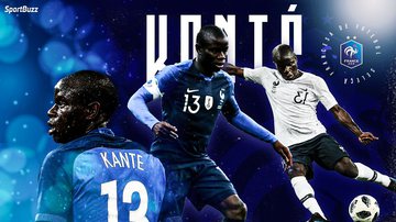 N'Golo Kanté vai representar a França na Copa do Mundo - GettyImages (Arte: SportBuzz)